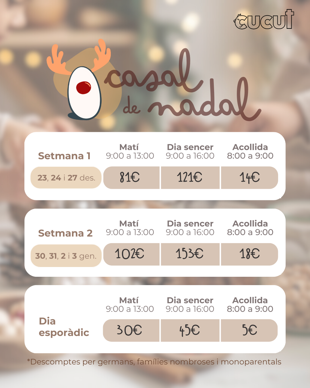 Preus casal de nadal